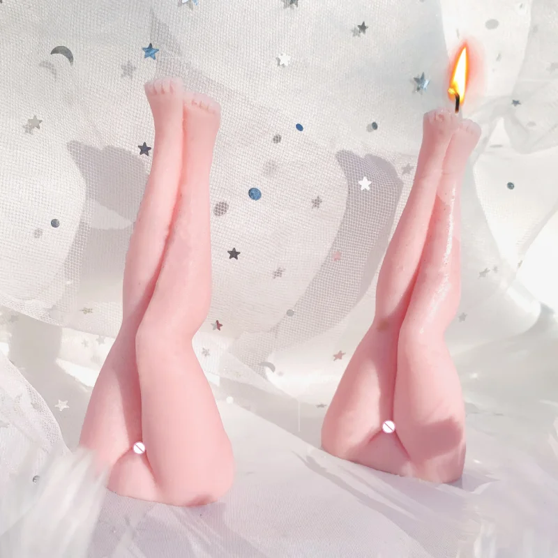 Soap Making In Home - DIY Woman 3D Sexy Legs Candle