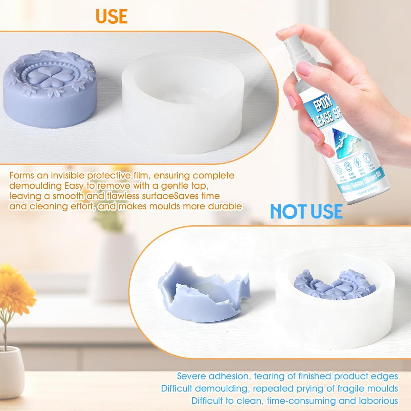 100ml Silicone Release Spray E - Soap Making In Home recension och pris