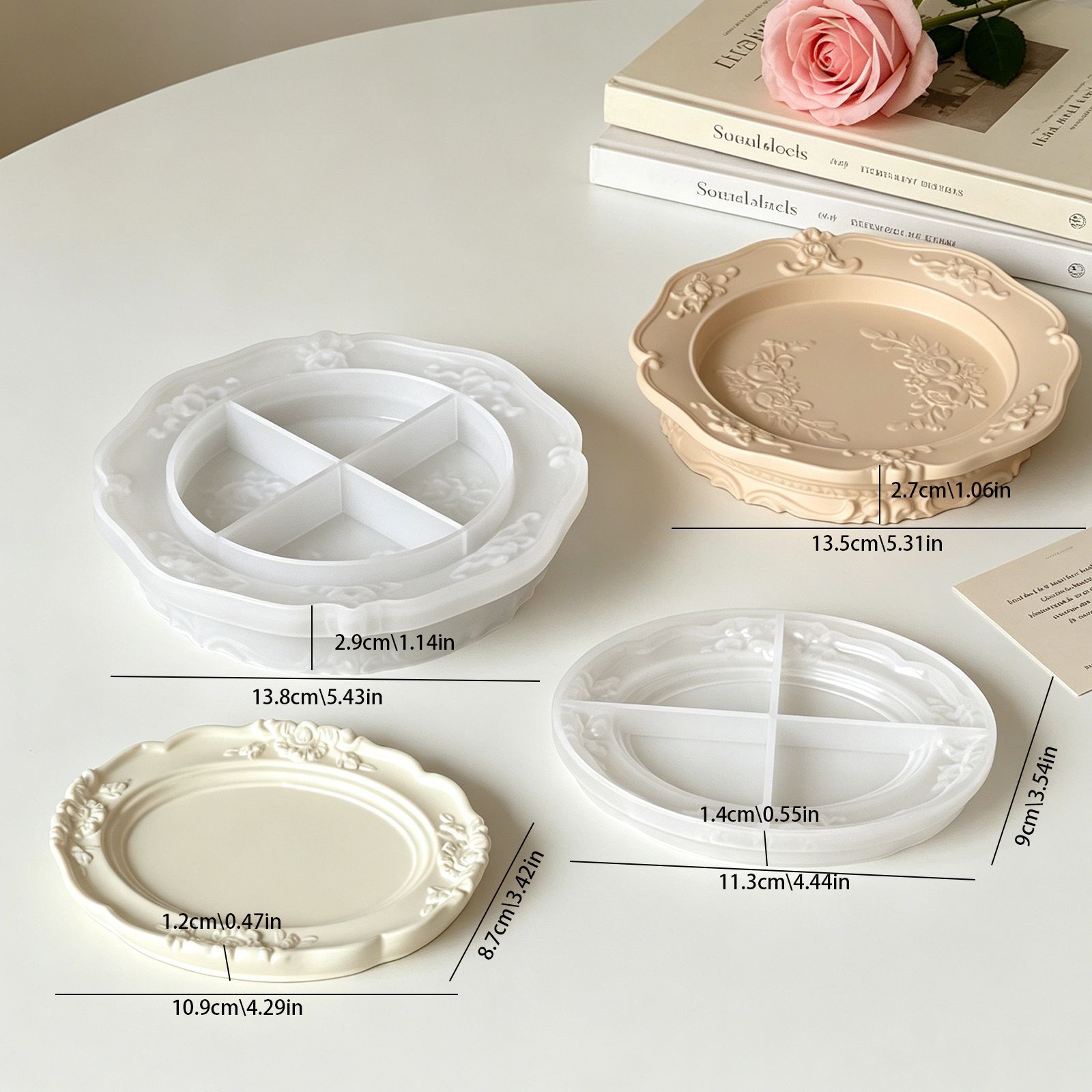 Elegant Vintage Baroque Lace S - Melt Pour Soap Base recension och pris
