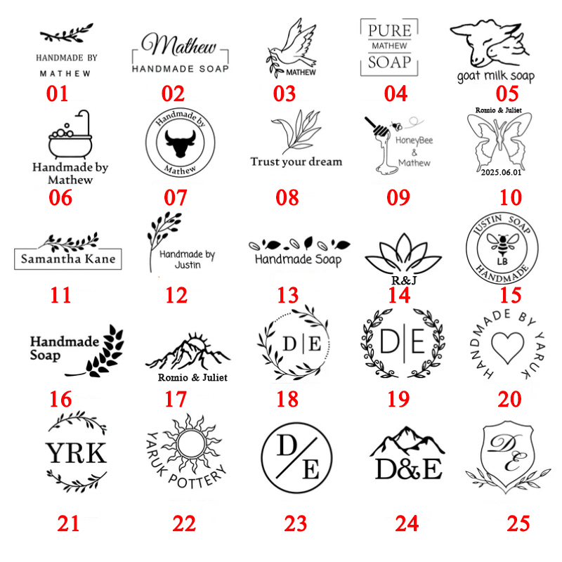 Custom Clay Stamp for Pottery  - Soap Stamp Custom recension och pris