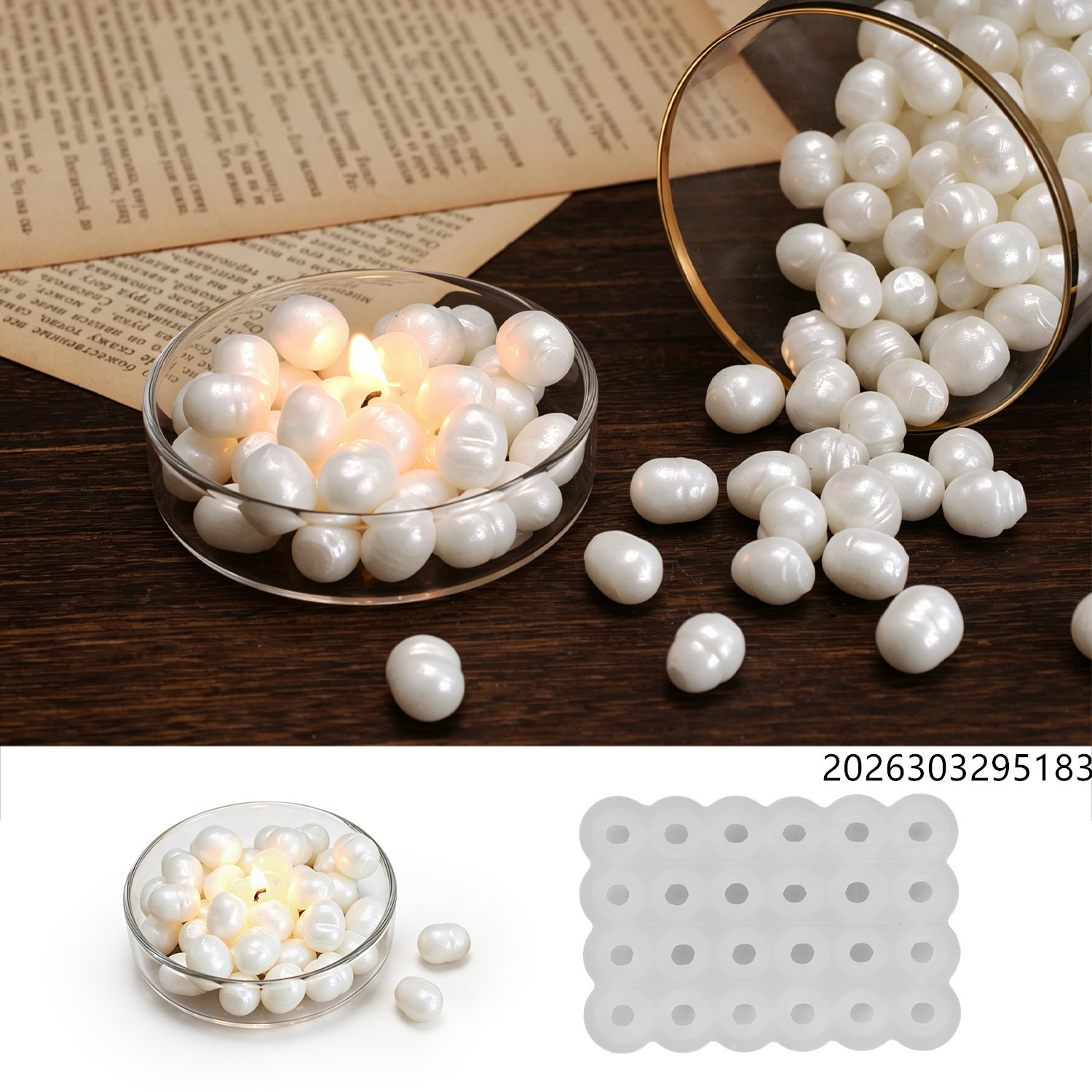 Healing Ocean Pearl Mirror Wax - Melt Pour Soap Base recension och pris
