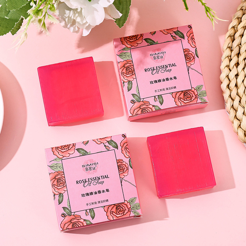 Rose essential oil soap, wash  - Essential Oil Soap recension och pris