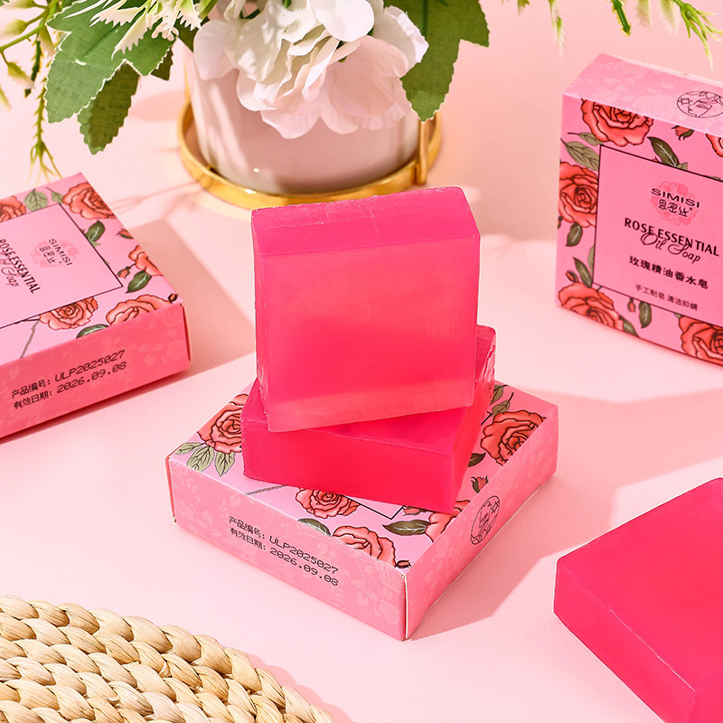 Rose essential oil soap, wash  - Essential Oil Soap recension och pris