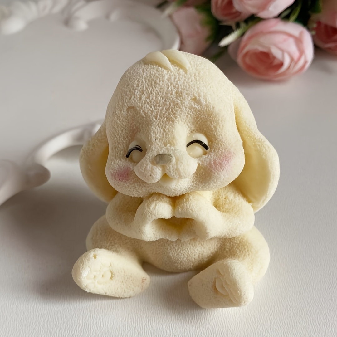 1pc Adorable Rabbit Resin Sili - Melt Pour Soap Base recension och pris