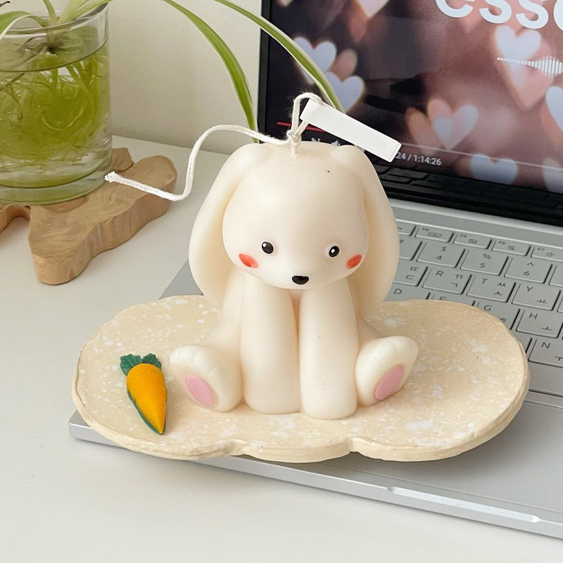 Sitting Rabbit Silicone Candle - Soap Making In Home recension och pris