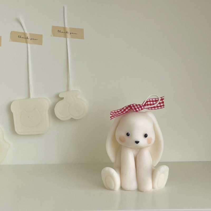 Sitting Rabbit Silicone Candle - Soap Making In Home recension och pris