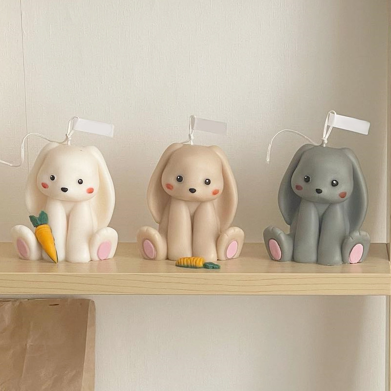 Sitting Rabbit Silicone Candle - Soap Making In Home recension och pris