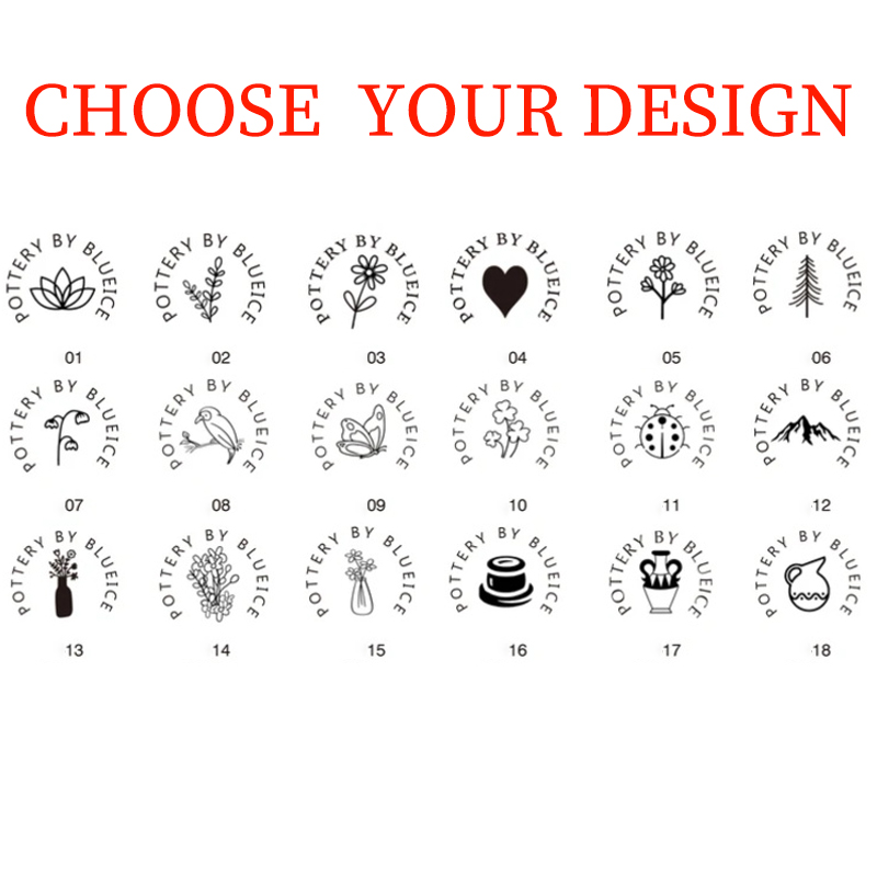 Custom Clay Stamp for Pottery  - Soap Stamp Custom recension och pris