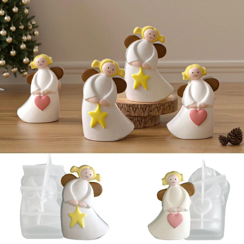 Love Angel Gypsum Mold Candle  - Melt Pour Soap Base recension och pris