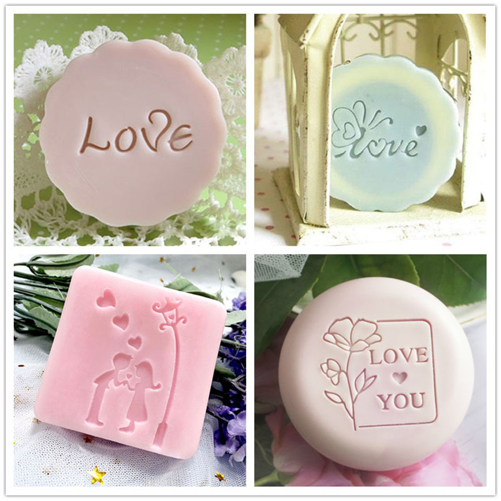 LOVE Word Valentine's Day Flow - Soap Stamp Custom recension och pris