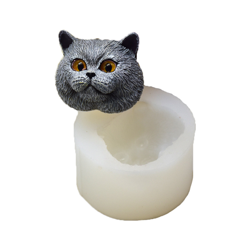 Silicone Mold Short-haired Cat - Soap Making Tools recension och pris