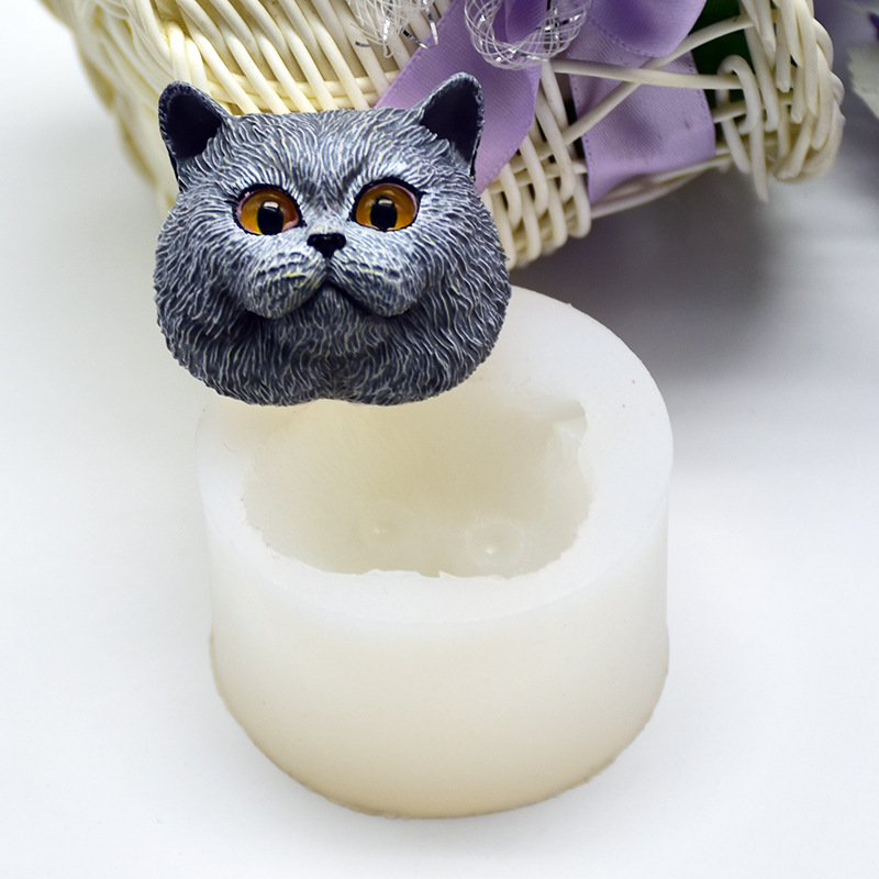 Silicone Mold Short-haired Cat - Soap Making Tools recension och pris