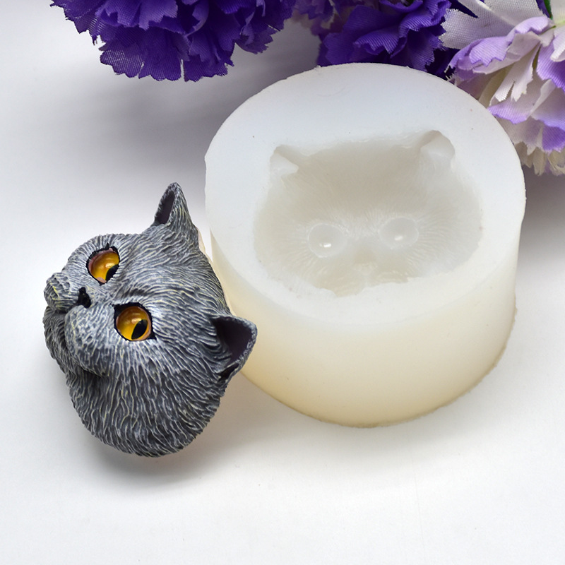 Silicone Mold Short-haired Cat - Soap Making Tools recension och pris
