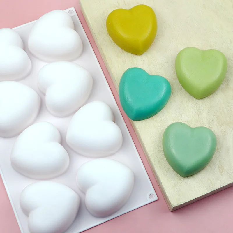 Love Heart Silicone Soap Mold  - Soap Making Tools recension och pris