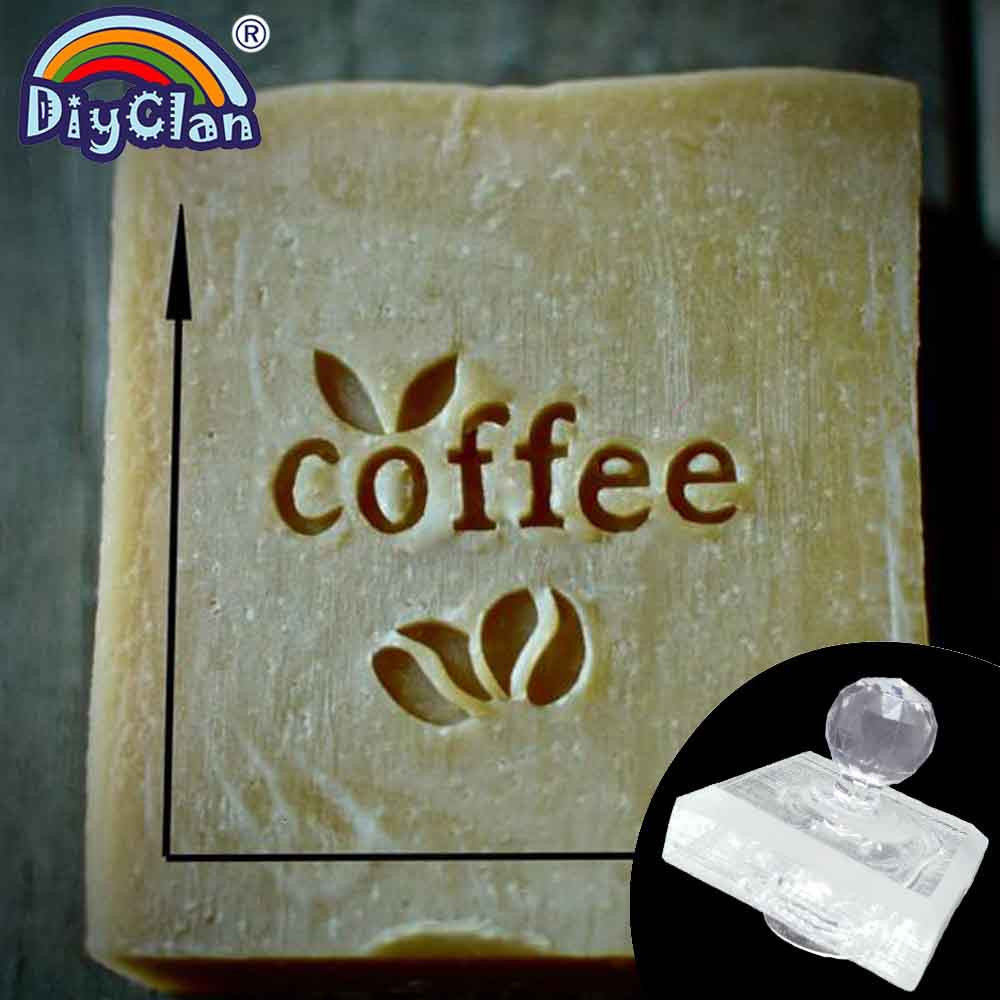 Coffee Bean Pattern Handmade S - Soap Stamp Custom recension och pris