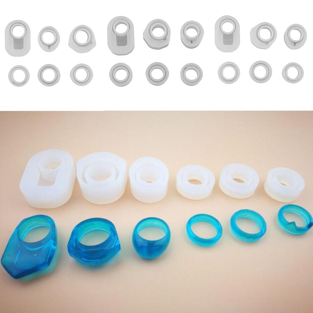 Handmade Silicone Ring Mold Re - Melt Pour Soap Base recension och pris