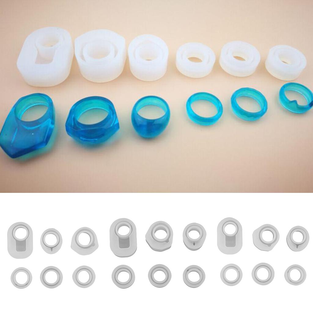 Handmade Silicone Ring Mold Re - Melt Pour Soap Base recension och pris