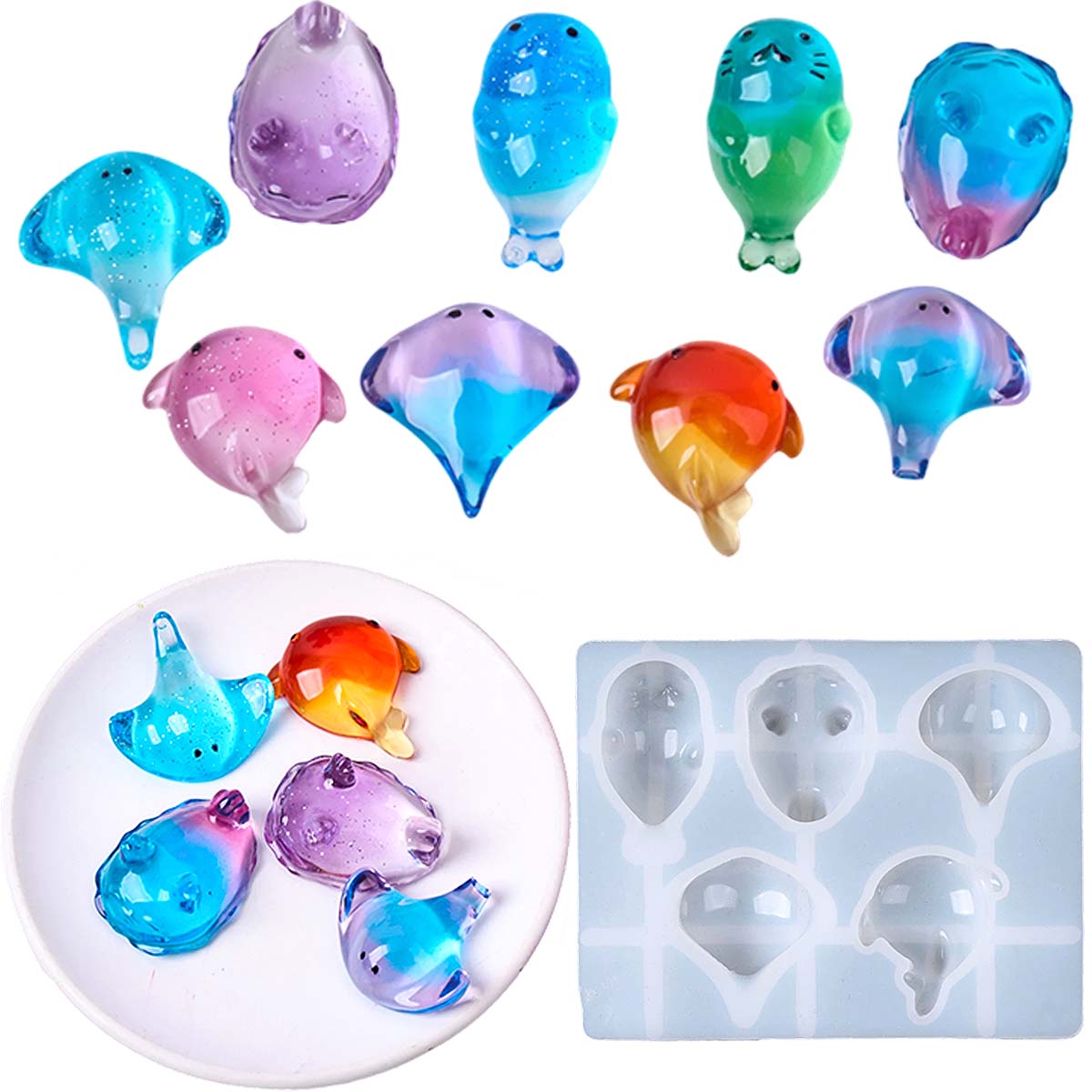 3D Healing Kawaii Manta Ray Wh - Soap Making Tools recension och pris