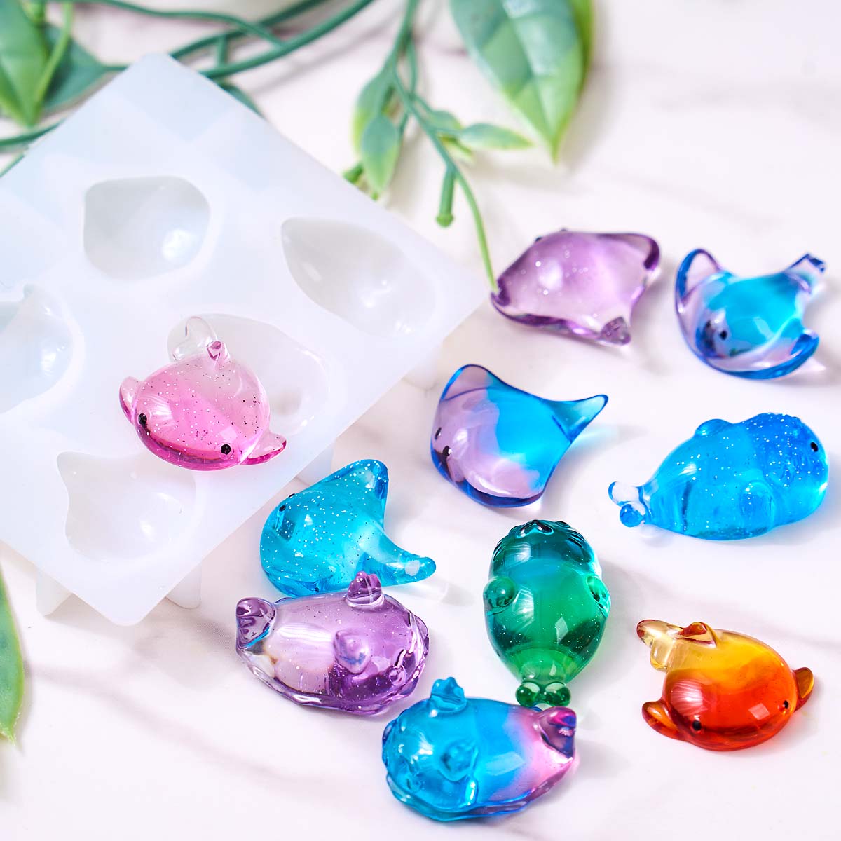 3D Healing Kawaii Manta Ray Wh - Soap Making Tools recension och pris