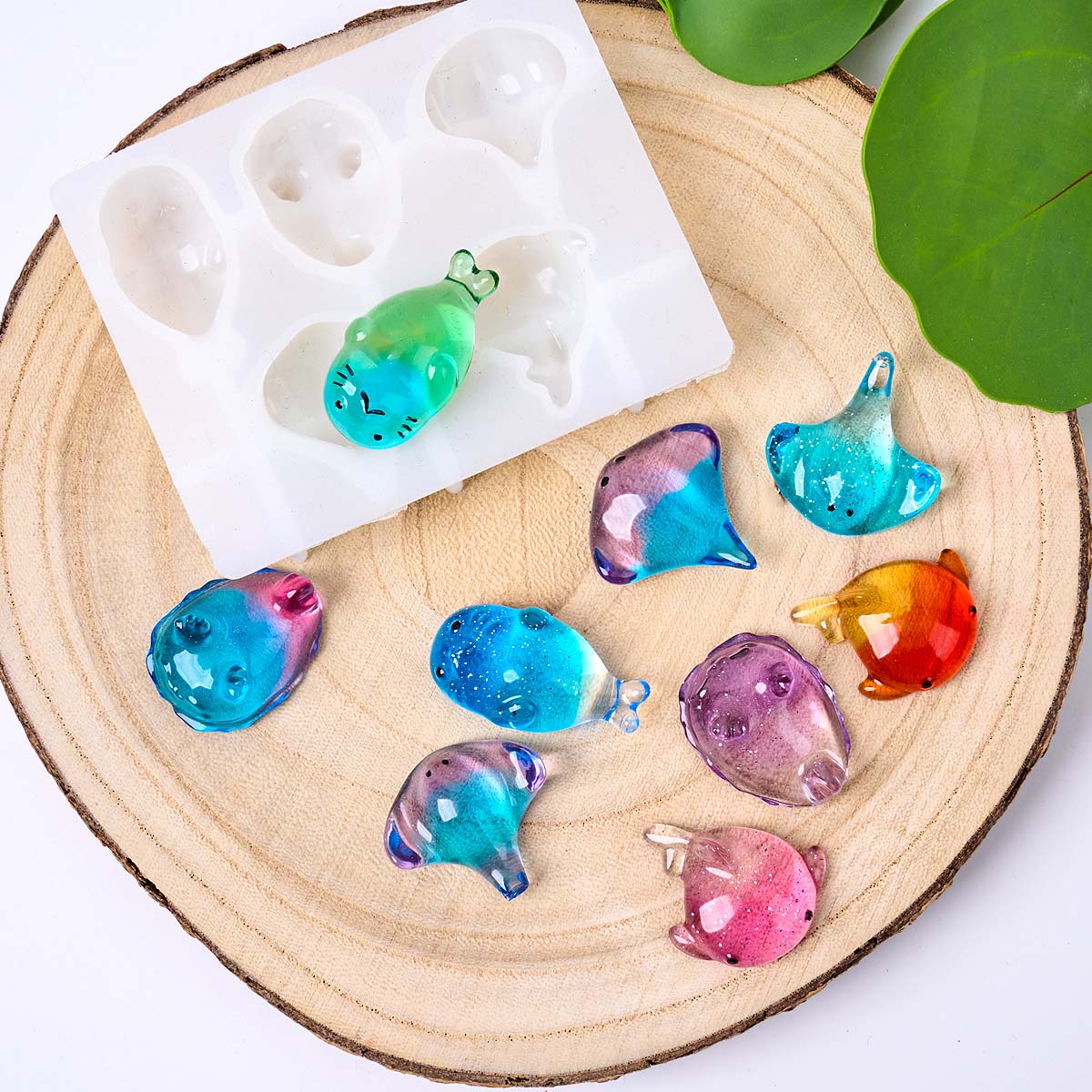 3D Healing Kawaii Manta Ray Wh - Soap Making Tools recension och pris