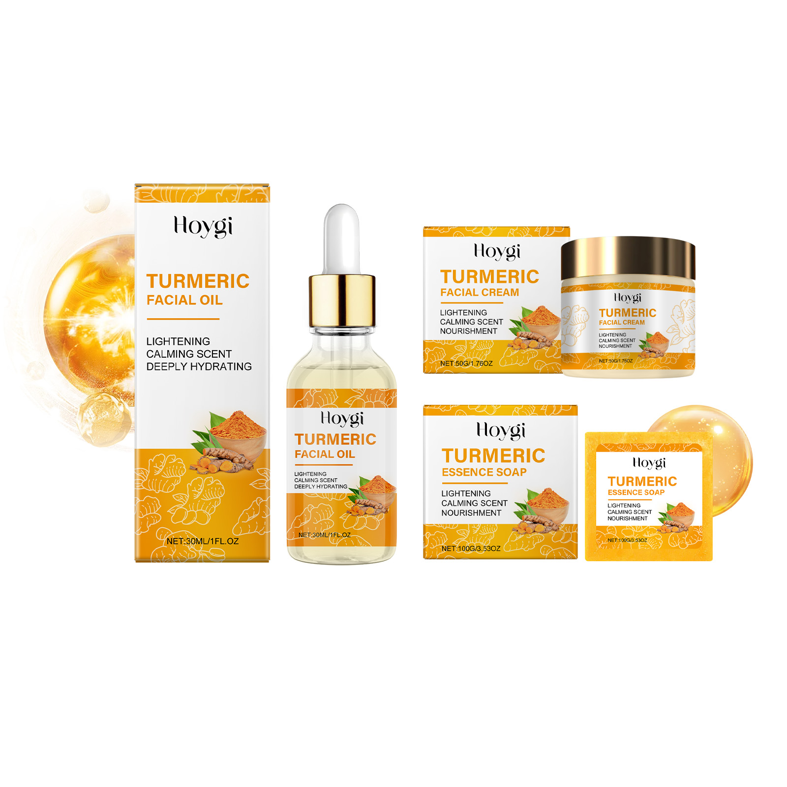 Turmeric Skincare Set Body Soa - Essential Oil Soap recension och pris