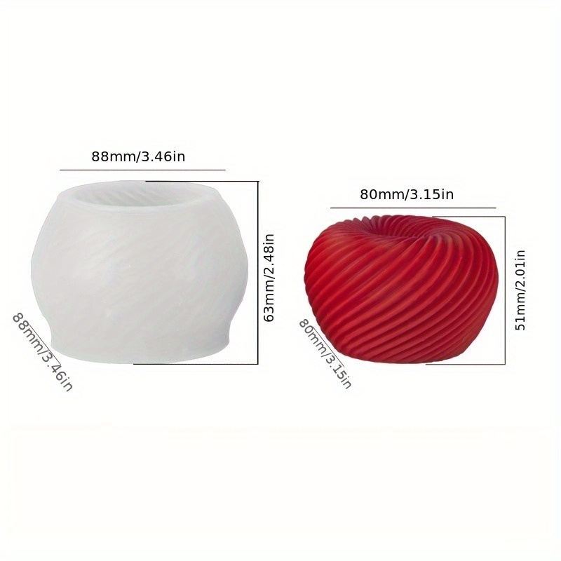 A trendy red apple silicone mo - Soap Making Tools recension och pris