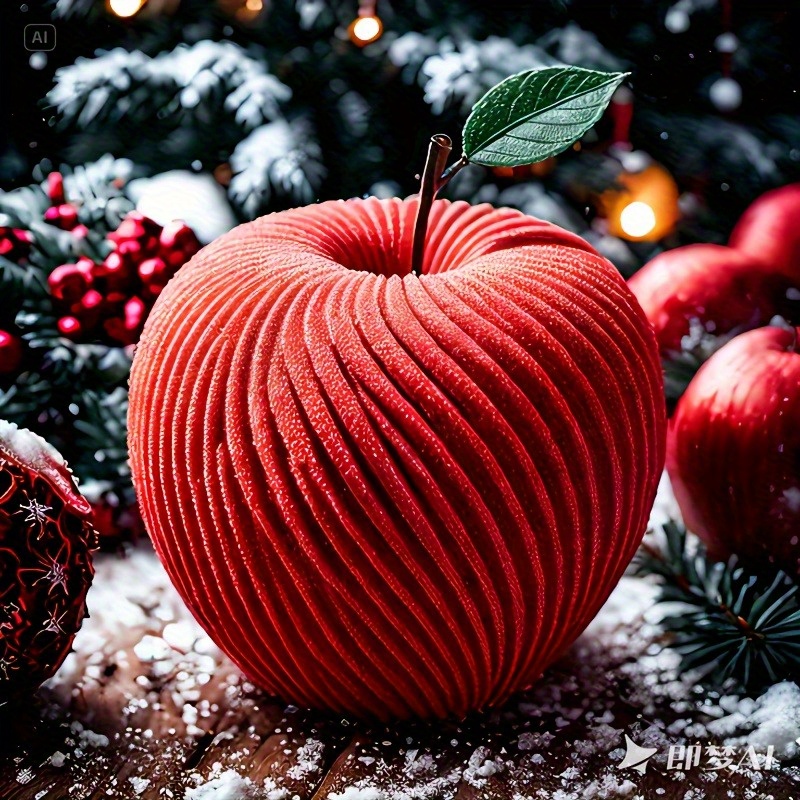 A trendy red apple silicone mo - Soap Making Tools recension och pris