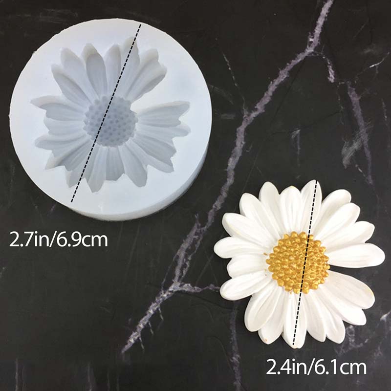 DIY Candle Silicone Mold Daisy - Soap Making In Home recension och pris