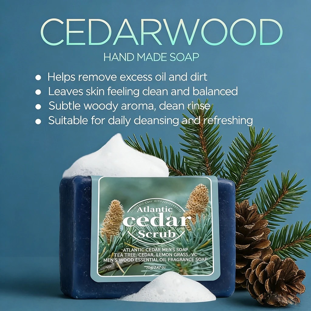 Men's Cedar Essential Oil Soap - Essential Oil Soap recension och pris
