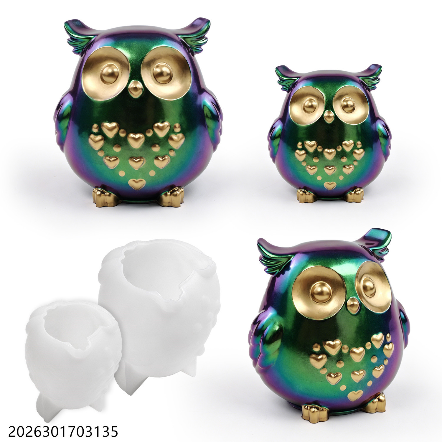 Owl Silicone Mold 3D Bird Shap - Soap Making Tools recension och pris